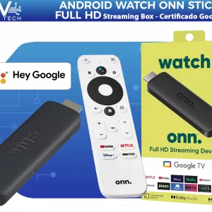 Watch Onn Stick Google TV Android TV Full HD con Chromecast