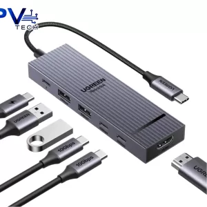 Adaptador Tipo C a Hdmi + 2 Usb + 2 Puerto C CM818 Ugreen 1