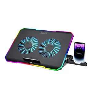 VENTILADOR PARA LAPTOP CON SOPORTE PARA TELEFONO FN60 OVI