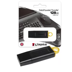 Flash Memory Pendrive 128Gb Usb 3.2 DaraTraveler Exodia Kingston